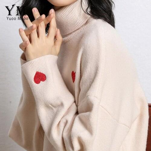 Женские вязаные пуловеры YUOOMUOO China At AliExpress