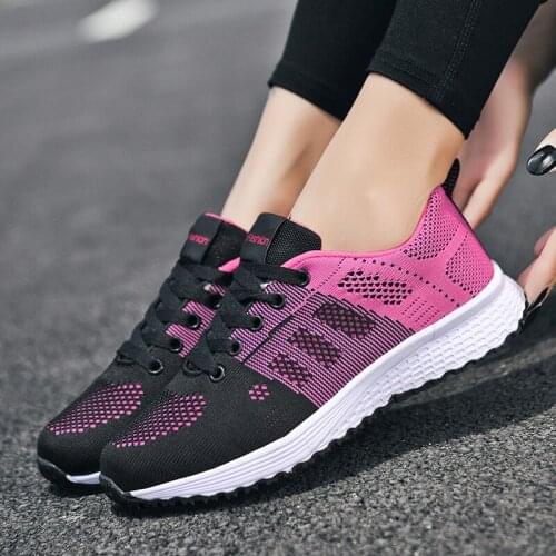 Women Sneakers 2021 Ladies Sports Shoes Ladies Trainers Platform Woman Baskets Femme Dames Black Mujer Tenis Feminino