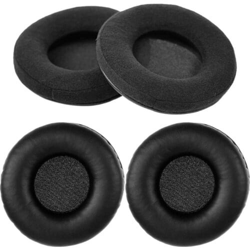 1Pair Protein Leather/Flannel Ear Pads Cushion Soft Earpads for ATH-Ad1000x Ad2000x Ad900x Ad700x A500 A500x Headset