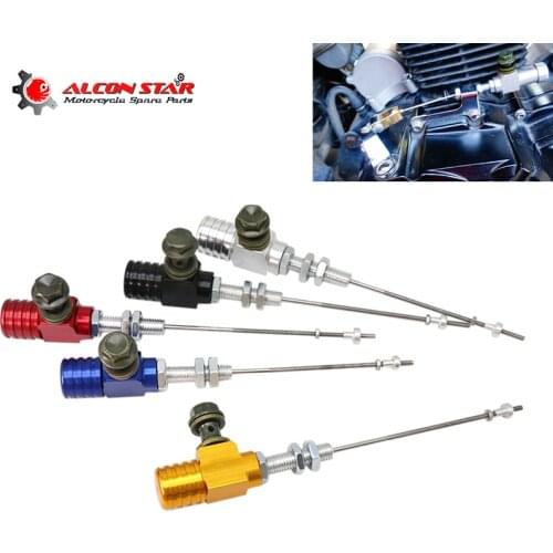 Alconstar- 1pcs Motorcycle performance efficient Motorcycle Hydraulic Clutch Master Cylinder Brake Rod Pump M10x1.2mm Aluminum