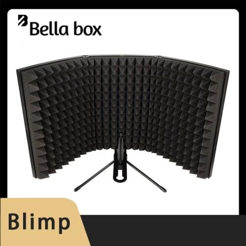 Bella box Microphone Sound Insulation Cover Microphone Wind Screen Sound Absorption Cover Noise Reduction Plate