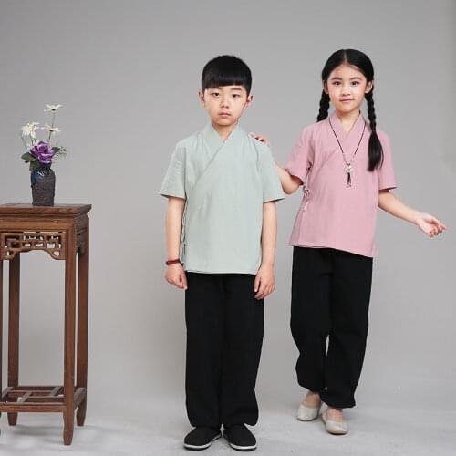 Children Traditional Hanfu Costume Japanese Yukata Clothing Kids Ancient National Cosplay Dresses Dance Tang Dynasty Costumes 89