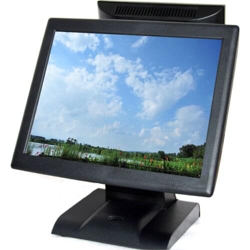 EPOS pc pos hardware all in one 15" touch screen pos terminal computer desktop pos system dual screen cash register