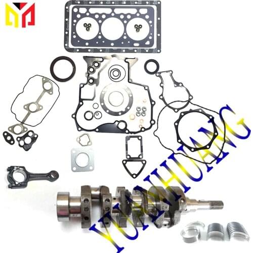 D902 Crankshaft Con Connecting Rod Main Bearing set Engine Overhaul Full Repair Gasket Kit Rebulid For KUBOTA Excavator Tractor