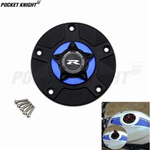 Gas Fuel Tank Cap for SUZUKI GSXR 600/750 GSXR600 GSXR750 06-19 GSX-R 1000 03-04 / 09-19 Motorcycle CNC Quick Release Cover