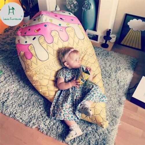 Louis Fashion Lazy Ice Cream Sweet Tube Sofa Child Care Baby Room Decoration