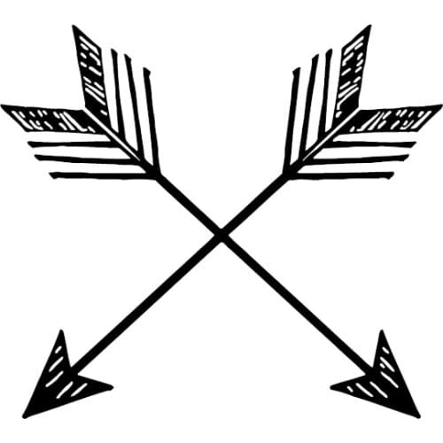 Archery Hunting Feather Stickers High Quality Car Window Decoration Personality PVC Waterproof Decals Cover Scratches Waterproof