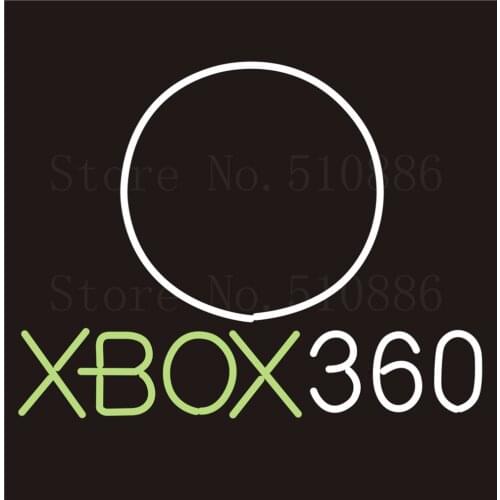 Custom Signage NEON SIGNS For XBOX 360Tube BAR PUB Signboard Display Decorate Store Shop Light Sign 17*14"