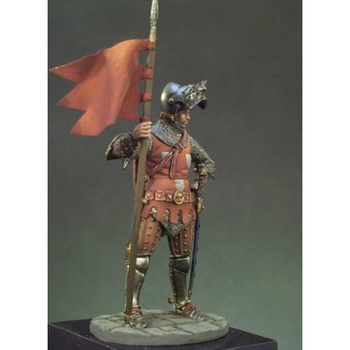 New Unassembled 1/32 54mm French Knight (1350) 54mm Resin Kit DIY Toys Unpainted kits