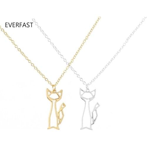 Wholesale 10pc Funny Crazy Animal City Fox Pendant Collar Necklaces Cute Thin Cat Lovers Kids Jewelry Accessories Anime