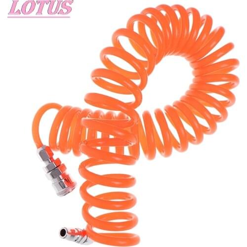 HOT 6m Polyurethane PU Air Compressor Hose Tube Pneumatic Hose Pipe for Compressor Air Tool PP20 + SP20 Type Household Tools 1PC