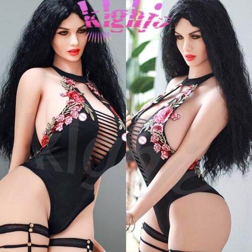 Klghjo 165cm-55KG Real Silicone Sex Dolls Realistic Life Breast Lifelike Sport Women 3 Holes Love Doll Sexy Adult Toys for Men