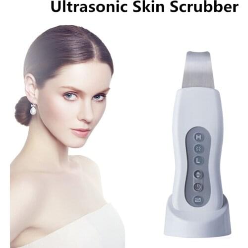 Ultrasonic Face Pore Cleaner Skin Scrubber Clean Blackhead Acne Removal Face exfoliator Peeling Machine Deeply Clean Skin Tool