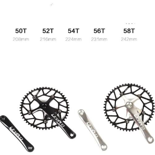 Bicycle Crank Bike Crankset 130 BCD four 4 size teeth BMX Chainring Folding Bicycle Chain wheel and crank