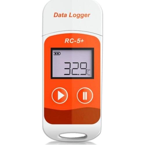 Elitech RC-5+ High-precision Digital USB Temperature Data Logger Upgrade for Refrigeration Cold Chain Transport Labs Etc