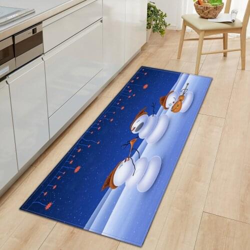 Zeegle Halloween Christmas Carpet Home Decoration Carpet Kitchen Soft Floor Mat Anti-slip Absorption Doormat Kids room Foot Rug