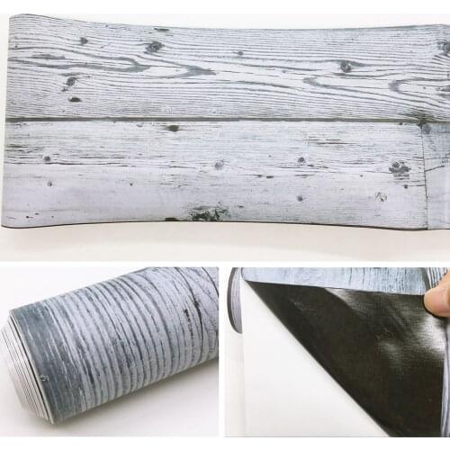 1/2/4pcs Adhesive Floor PVC Floor Sticker Retro Self Roll Brick 20x300CM Line Pattern Bedroom Ground PVC Removable Wall Sticker