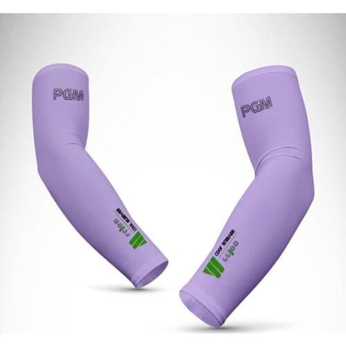 PGM 1 Pairs Golf Arm Sleeve UV Sun Protection Breathable Non-Slip Golf Arm Sleeves Outdoor Activity Unisex High Elasticity