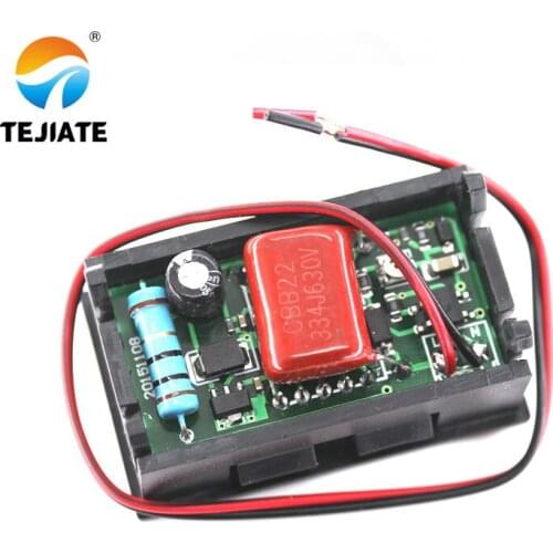 AC 70-500V 0.56" LED Digital Voltmeter Voltage Meter Volt Instrument Tool 2 Wires Green Display 110V 220V DIY 0.56 Inch