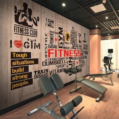Beibehang Custom wallpaper 3d murals sports gym large mural living room bedroom restaurant wall papers home decor 3d wallpaper