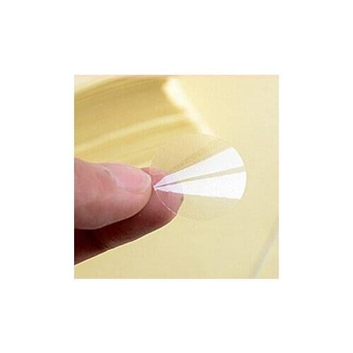 Free shipping diameter 30mm/3cm transparent Vinyl PVC stickers round/circle clear sealing stickers