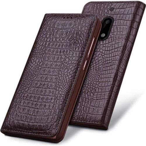 ForNokia6.2 Case New Arrival Luxury Top Genuine Leather Case Business Flip Protective Phone Case Cover Skin forNokia 6.2