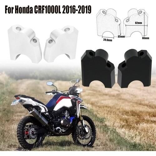 CRF1000L Motorcycle Handlebar Riser Handle Bars Clamp Raised Extend Adapter For Honda CRF 1000L Africa Twin 2016 2017 2018 2019