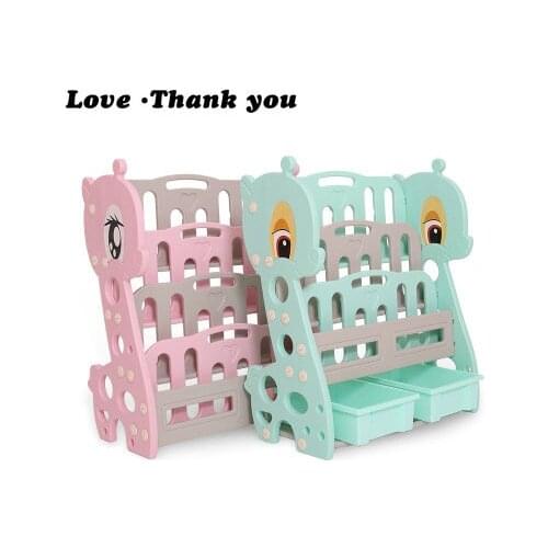 Children bookshelf simple bookshelf, landing shelf, Baby magazine shelf, student bookcase, kindergarten newspaper and newspaper