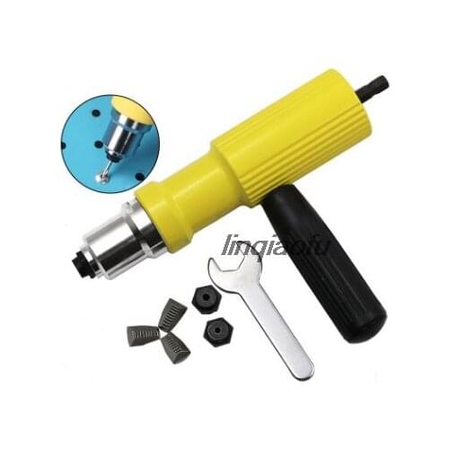 Electric rivet gun adapter Woodworking drill rivet gun connector