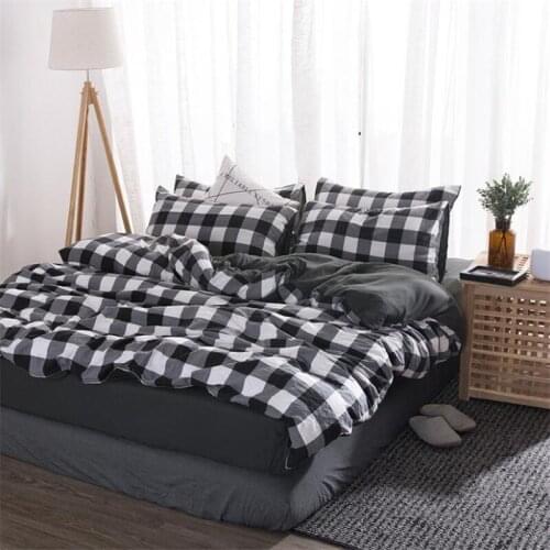 Japan Style New Desgin 4 Pieces Bedding Set Including Duvet Cover sheet Pillowcase King Size Home Decoration