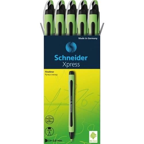 Schneider Xpress 0.8 Mm Fiber Tip Pen Box of 10