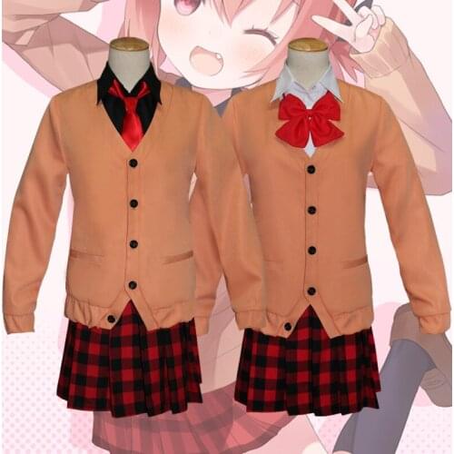 Anime Gabriel DropOut Cosplay Costume High Quality Costume Men/Women Cos Tsukinose Kurumizawa Cosplay Halloween Party