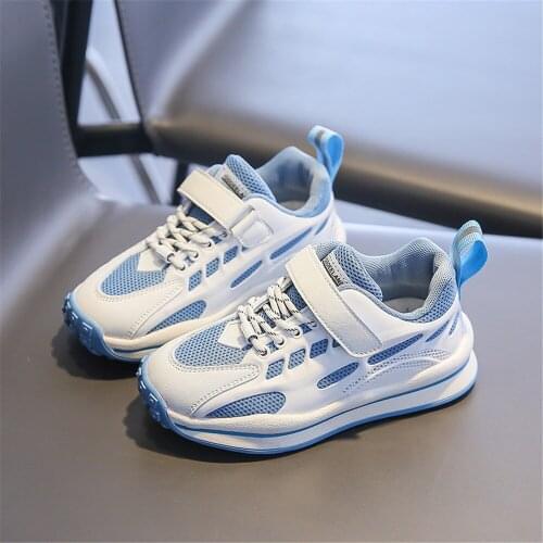 Boys Shoes Spring 2021 Girl Pupils Travel Shoes Students Basketball Sneakers Childrens Casual Big Kids Sports Shoes Size 26-36