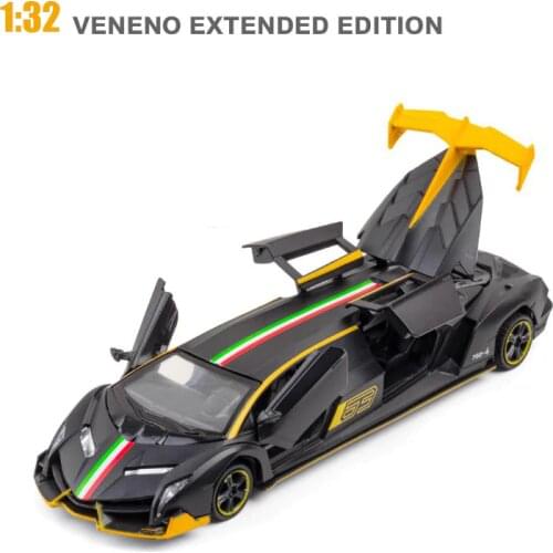1:32 VENENO EXTENDED EDITION Car Alloy Car Model Diecasts & Toy Vehicle Simulation Metal Car Model Collection Kids Toys Gift