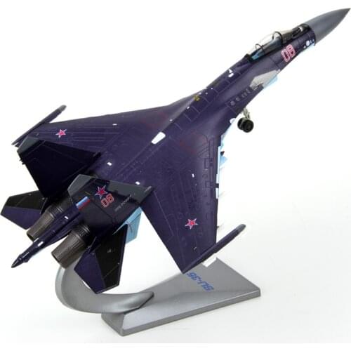 1/72 Scale Sukhoi Su-35 Flanker-E/Super Flanker Fighter Diecast Metal Assembly Plane Model Toy Collection Original Box
