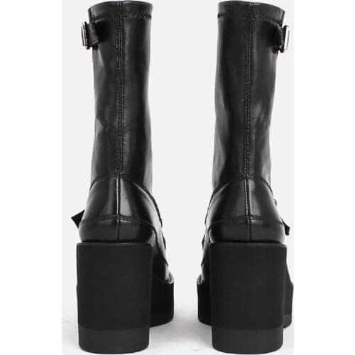 MUMANI Women's Wedge Ankle Boots