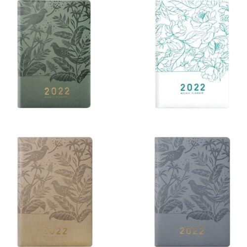 Soft PU A5 Dated Business Notepad 80Gsm Premium Thick Paper 144 Sheets Weekly Planner Artist Notepad Business Gifts LX0B