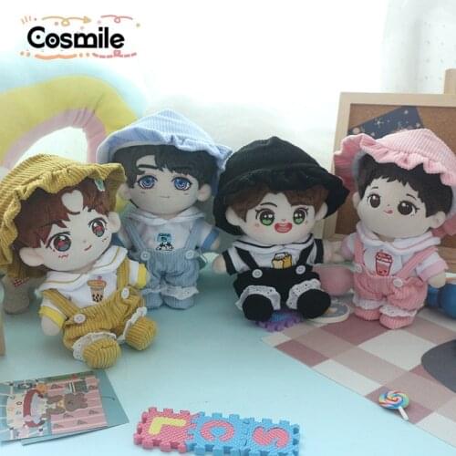 Cosmile Doll Outfit Idol Star Clothes Costume Cosplay Fit For 15cm 20cm Plush Doll Toy Stuffed Cos Cute Xmas Gift MO C