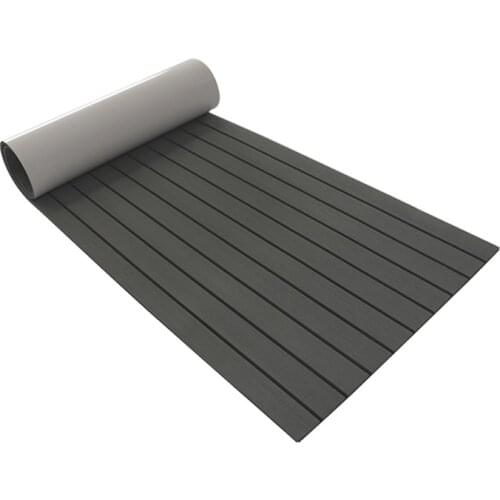 Foam Teak Decking EVA Foam Marine Flooring Faux Boat Decking Sheet Accessories Marine Brown Black 45X240 Light Gray