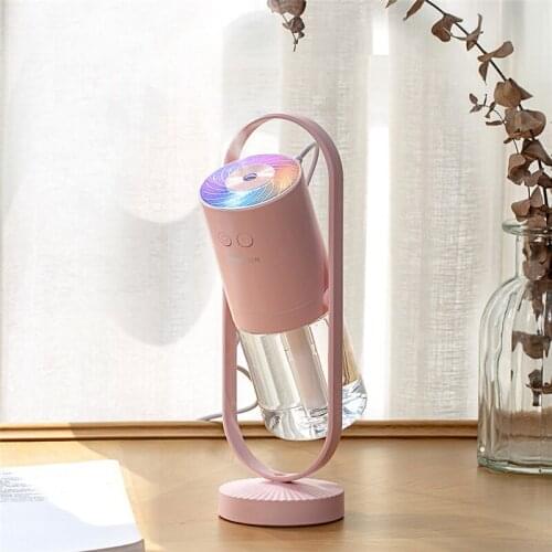 New Magic Air Humidifier 200ML Ultrasonic Aromatherapy Oil Diffuser Cold Mist Air Purifier 7 Color Light Home Office