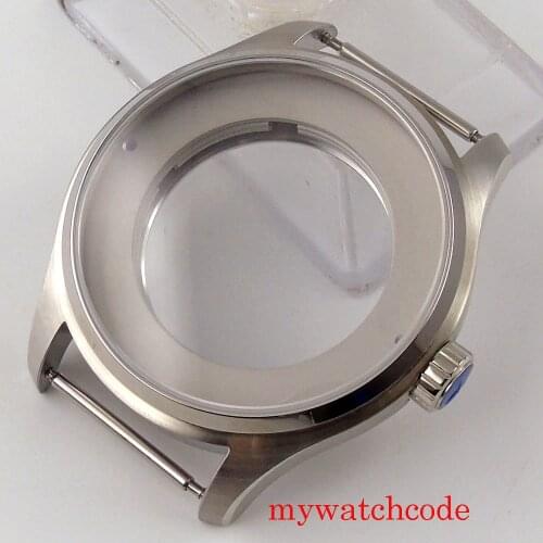 Parnis 44mm Stainless Steel Watch Case Fit MIYOTA 8215 821A 8205 Mingzhu 2813 Automatic Movement 5ATM Waterproof Sapphire Glass