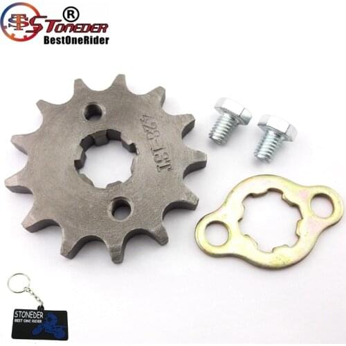 STONEDER 428 Front Chain Sprocket Gear 13 Tooth 17mm For 50cc 70cc 110cc 125cc 140cc 150cc 160cc Engine ATV Quad Pit Dirt Bike