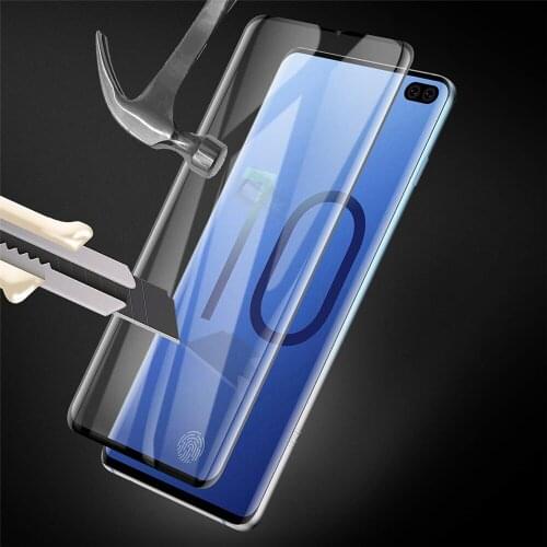 Full Curved Tempered Glass Film for Samsung Galaxy S10E S10 Plus Note 10 S10+ Screen Guard Film Protection Glass Protector