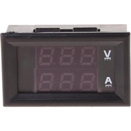 DC 0-100V 10A Dual LED Digital Voltmeter Ammeter Voltage AMP Power Car Monitor Tester Tools