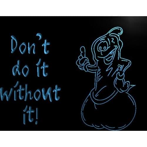 S112 Condom Don't Do Shop Bar Led Light Sign