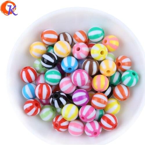 Cordial Design 12mm 100pcs/lot Mix Color Chunky Beads Round Min Watermelon Resin Beads For Handmade Jewelry Making CDWB-517990