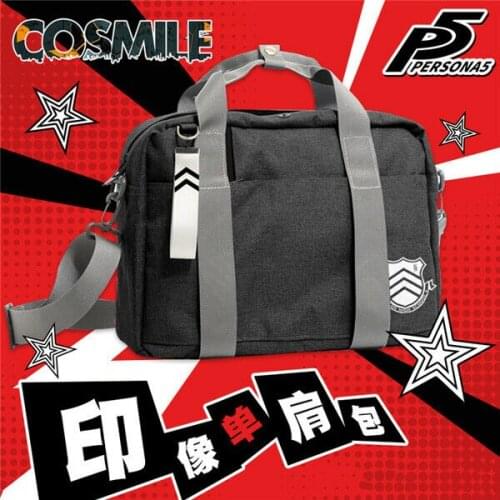 Persona 5 P5 Kurusu Akatsuki Kaitou Joker Cosplay Prop JK Bag Single Shoulder Bag School
