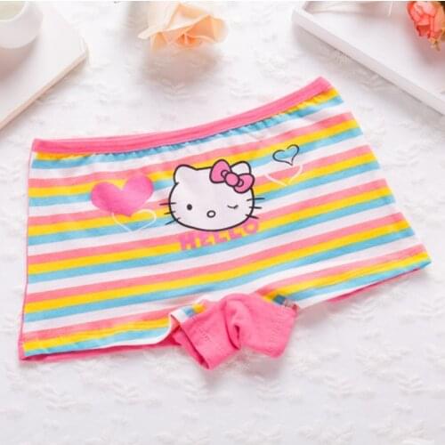 4Pcs/lot Girl Boxer Shorts Children Underwear for Girls Cotton Boxer Underwear Kids Panties