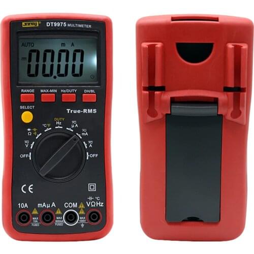 SZBJ DT9975 High-precision Digital Multimeter Anti-burning DC/AC Voltage Current Meter Voltmeter Ammeter True RMS Auto Range