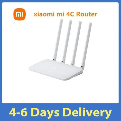 Xiaomi Mi WIFI Router 4C 64 RAM 802.11 b/g/n 2.4G 300Mbps 4 Antennas Smart APP Control Band Wireless Routers Repeater